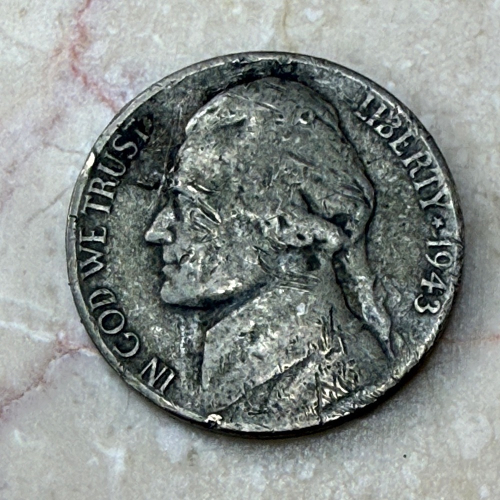 1943 Liberty Nickel SILVER Coin